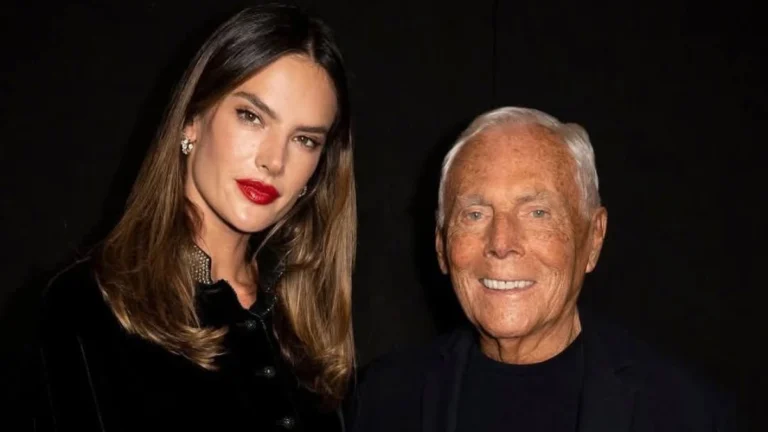 Alessandra Ambrosio lamenta morte de Giorgio Armani: “Mentor”