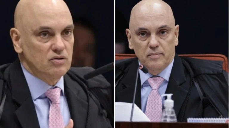 Moraes usa gravata com estampa de cachorros e chama atenção no tribunal