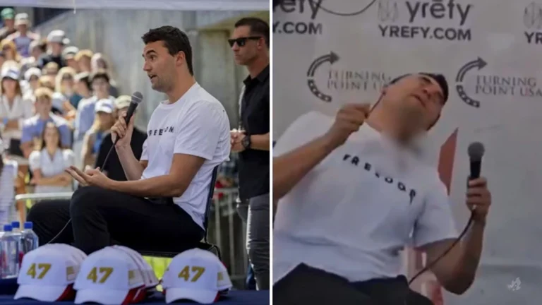 Vídeo mostra o momento em que Charlie Kirk, aliado de Trump, é atingido por tiro nos EUA