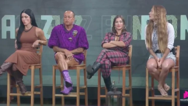 A Fazenda 17: Rayanne, Valério, Duda e Renata estão na segunda roça