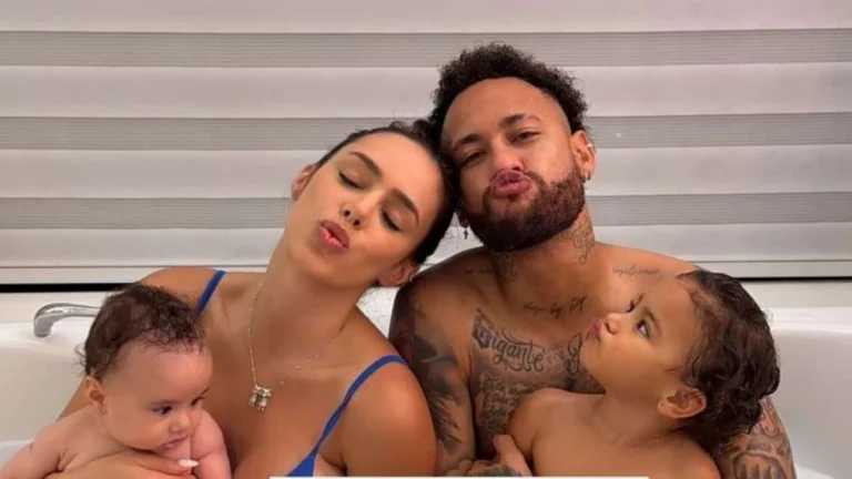 Sem crise? Neymar e Bruna Biancardi surgem na banheira com as filhas após boatos