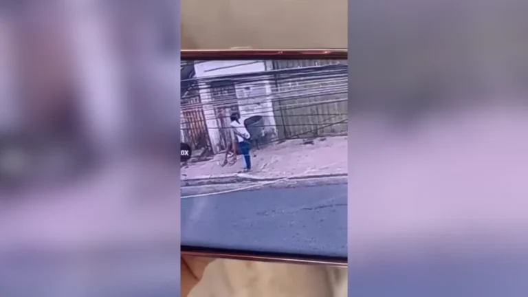 Suspeito de matar e enterrar idosa é agredido por moradores, na Grande BH