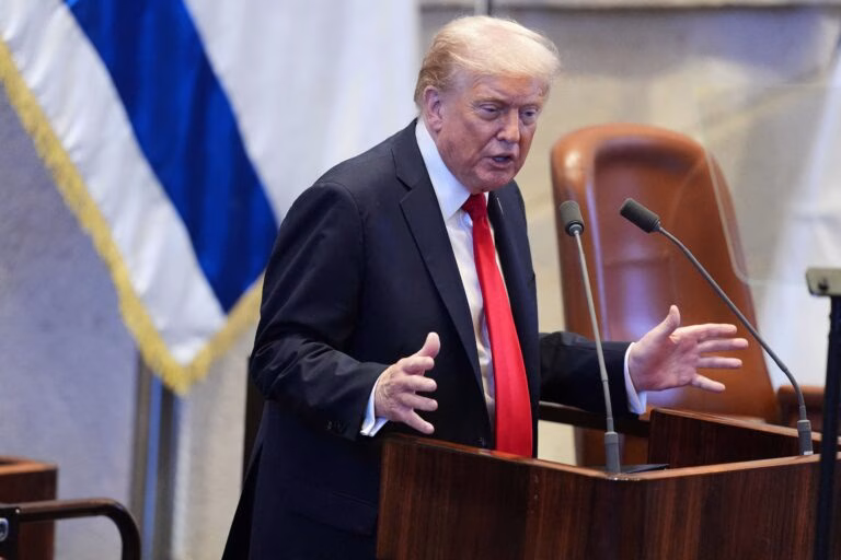 Trump discursou por mais de uma hora em Israel: Saiba os principais pontos
