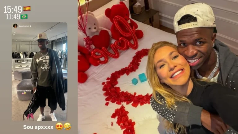 Vini Jr. carrega bolsa de Virginia e amiga brinca: “Entrou para o time”