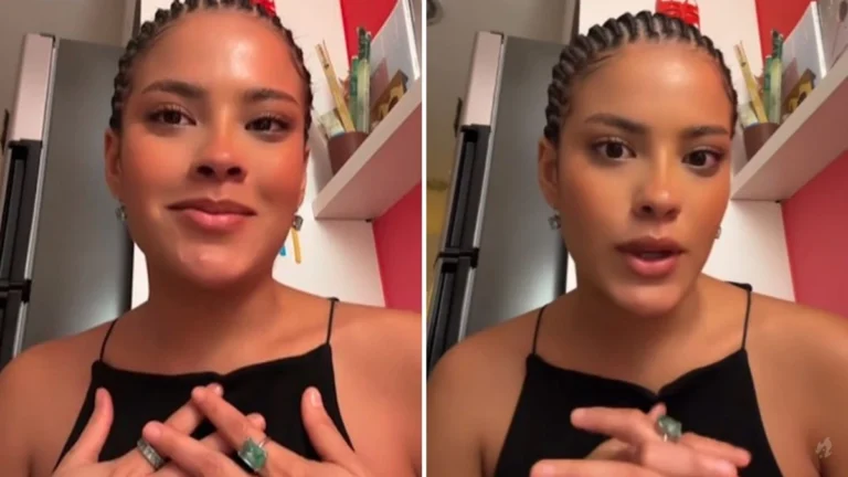 Indignada, Bella Campos rebate comentários desagradáveis sobre seu novo apartamento