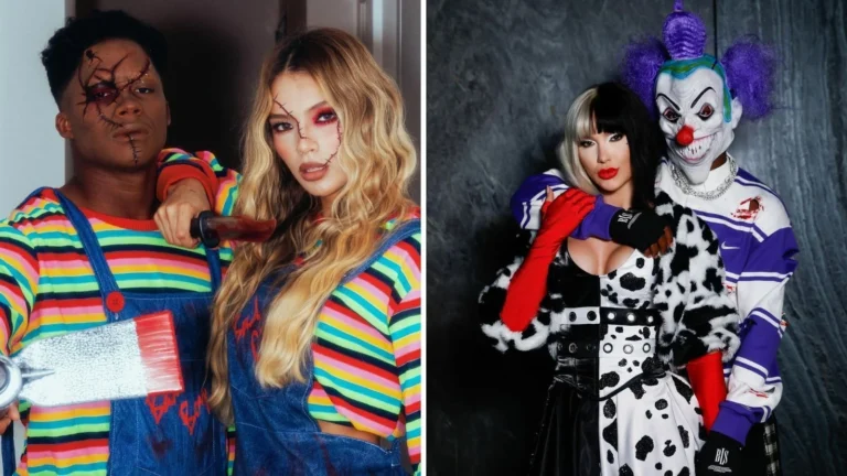 Veja fantasias dos convidados no Halloween de Virginia e Vini Jr