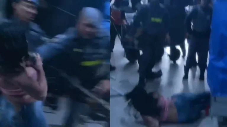 Vídeo mostra PMs jogando mulher no chão pelos cabelos no Brás