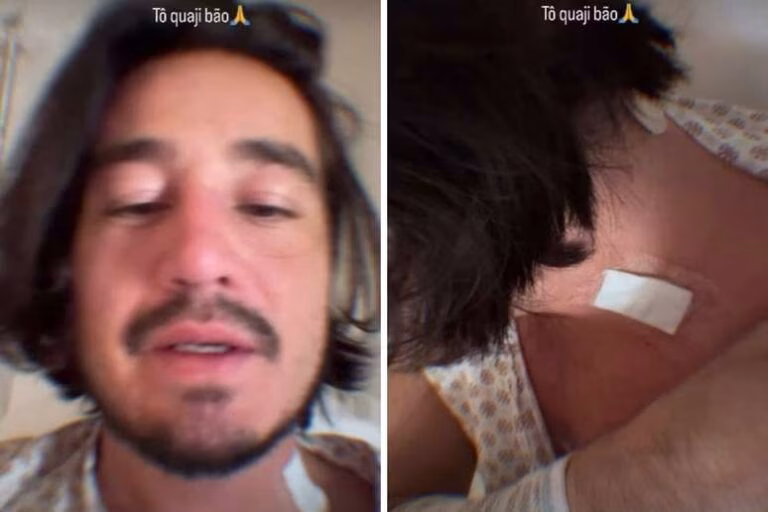 Tiago Iorc atualiza estado de saúde após internação às pressas: Acordei com menos dor