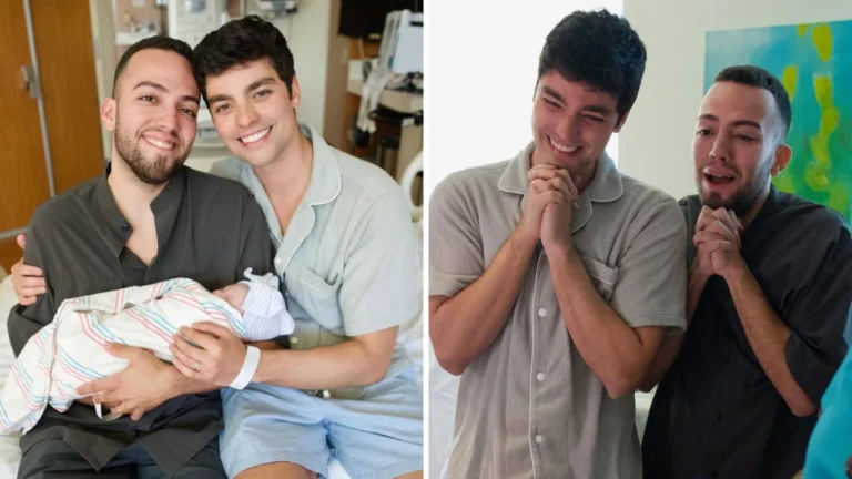 Lucas Rangel publica 1ª foto da filha com Bley: “Maior presente”