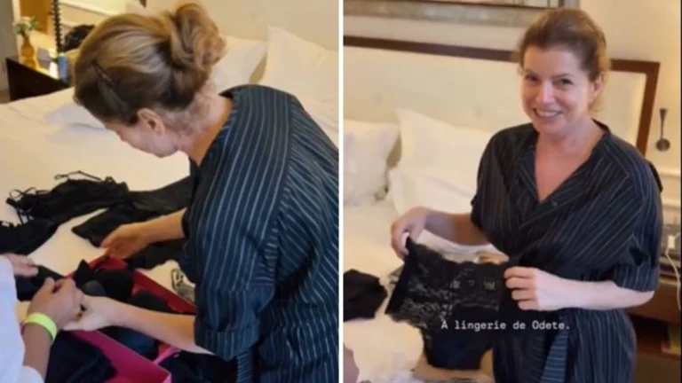 Debora Bloch leva para casa lingerie de Odete após fim das gravações