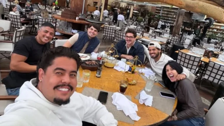 Zé Felipe e Ana Castela almoçam com João Guilherme; veja