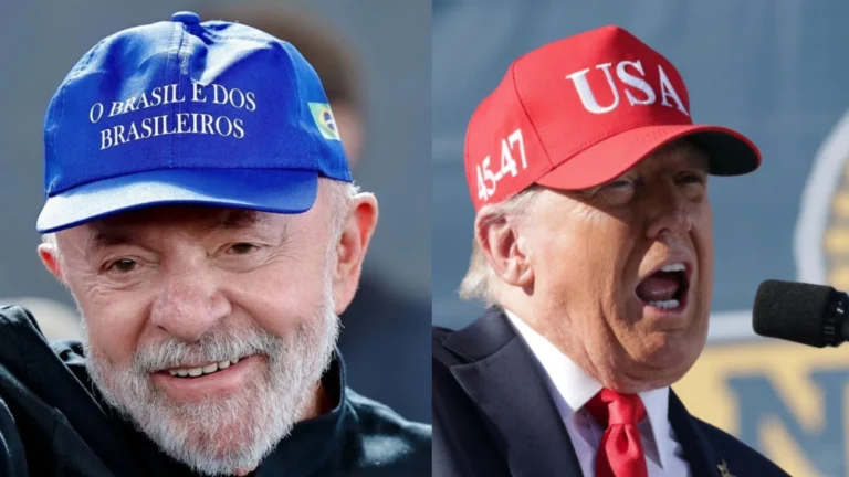 “Estou feliz porque o Trump começou a reduzir umas taxações”, diz Lula