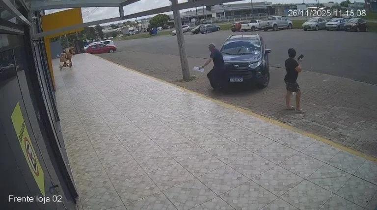 Homem atropela e atira contra PM após esposa denunciar violência doméstica