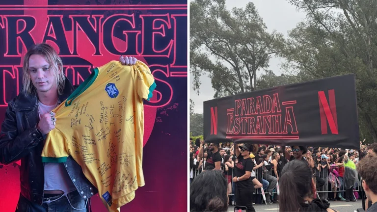 Vecna no Brasil: Jamie Campbell Bower anima brasileiros em evento especial