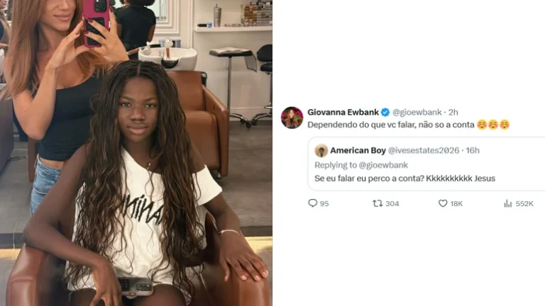 Giovanna Ewbank defende Titi de ataque no X e dá resposta afiada