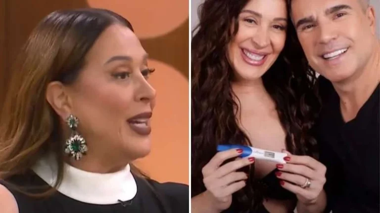 Claudia Raia disse ter sido inconsequente ao engravidar aos 55: Tive coragem