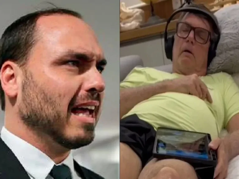 Carlos Bolsonaro compartilha vídeo do pai dormindo com soluços e faz alerta surpreendente