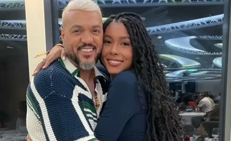 Irmã de Gracyanne fala sobre sua relação com Belo: “Carinho de pai”