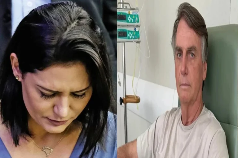 Michelle traz atualização sobre Bolsonaro e pede orações: ‘Não teve uma noite boa’
