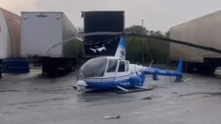 Helicóptero da Band fez pouso após perda de potência no motor, diz emissora