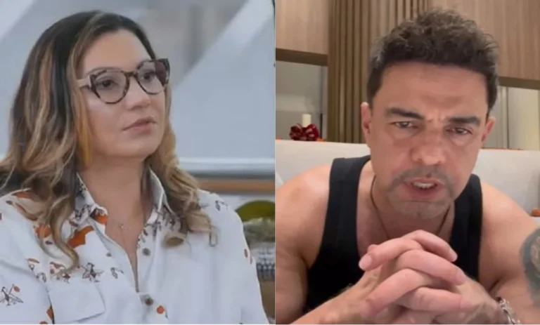 Janja quebra protocolo e fala sobre polêmica envolvendo Zezé Di Camargo e SBT