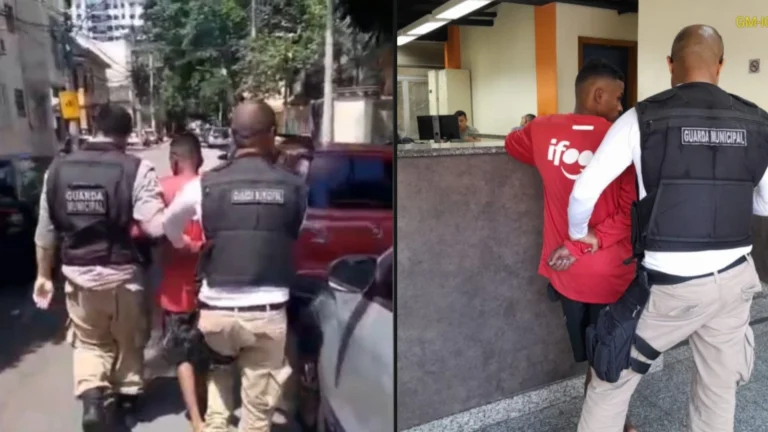 Entregador é detido após furto de cordão de turista de 87 anos no RJ