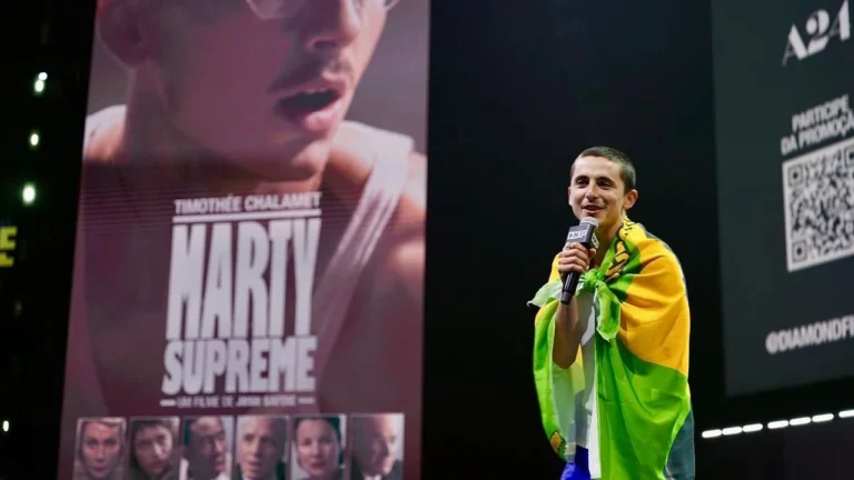 Chalamet fala de “Marty Supreme”: “Filmes parecem ficar maiores no Brasil”