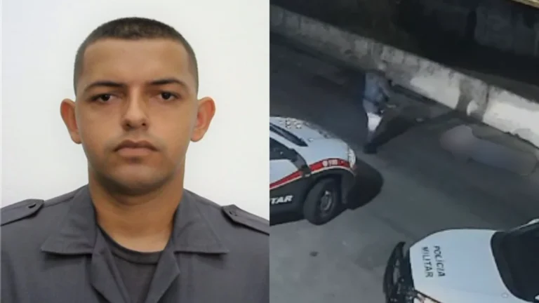 PM morre ao escorregar na rua e ser atropelado por “bonde” de motos em SP