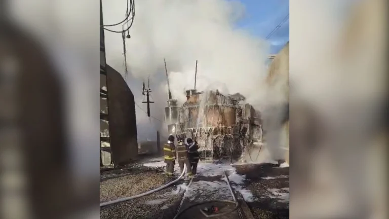 SP: Incêndio em subestação de energia atinge cerca de 30 mil litros de óleo