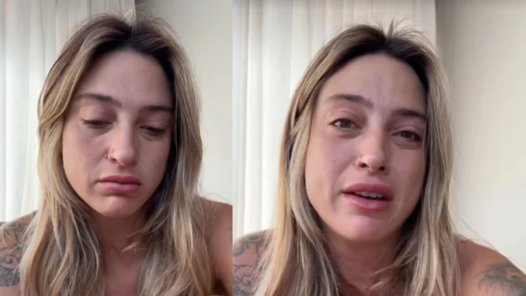 Tati Dias chora ao falar sobre fim de noivado com Lauana Prado: “Respeitem”