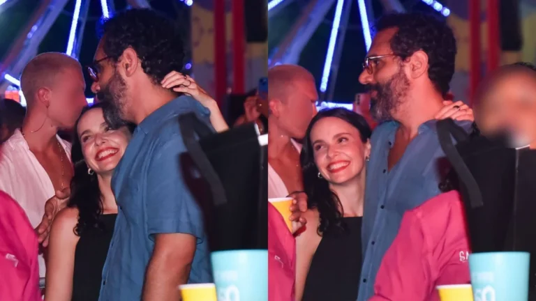 Debora Falabella faz aparição rara com marido em festival na Bahia; confira
