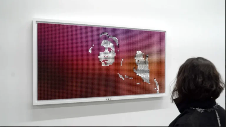 Obra de arte cinética promove interação a partir do movimento do espectador