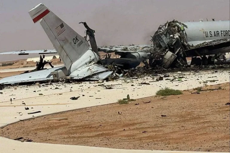 Avião espião de US$ 270 milhões dos EUA é destruído por drones do Irã; veja fotos