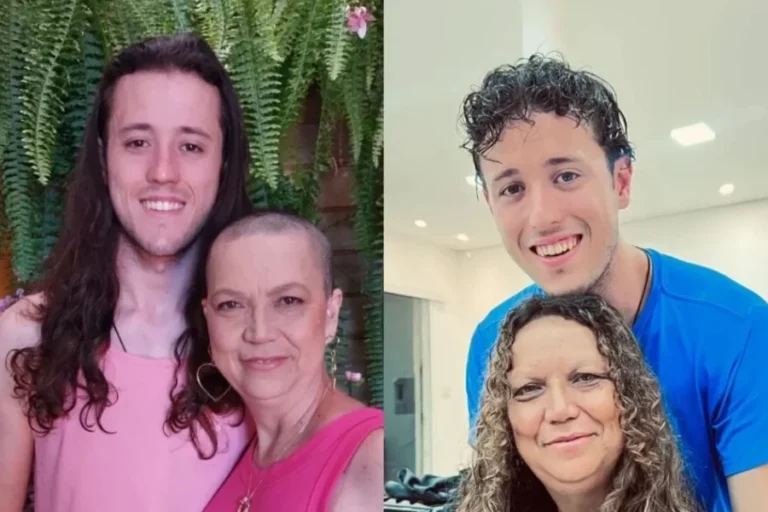 Filho doa o próprio cabelo para a mãe em tratamento contra o câncer