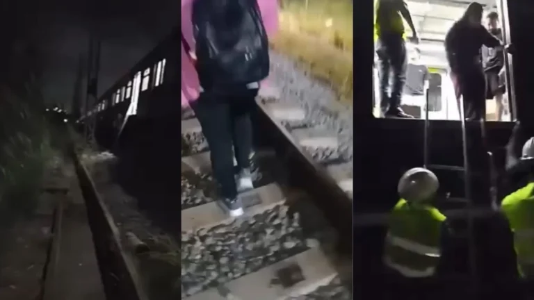 Passageiros andam sob trilho após falha em trem da Linha 9-Esmeralda; vídeo