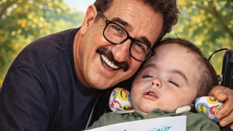 Ratinho comemora aniversário de neto com hidrocefalia: “Te amo muito”