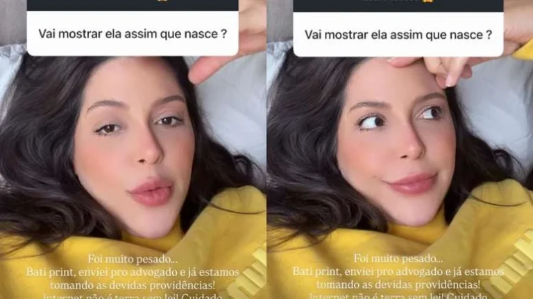 Grávida, ex-BBB Laís Caldas cogita esconder o rosto da filha por medo de ataques na web: Horrorosa