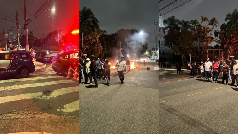 Vídeo: moradores do Jaguaré (SP) fazem manifestação após explosão de casa