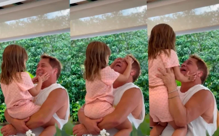 Após faltar festão, Leonardo celebra 5 anos da neta Maria Alice: Vovô te ama
