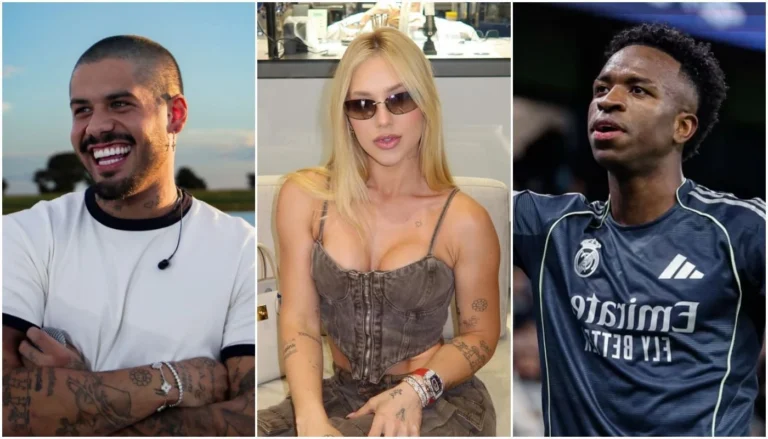Web reage a deboche de Zé Felipe com Vini Jr. em foto de Virginia