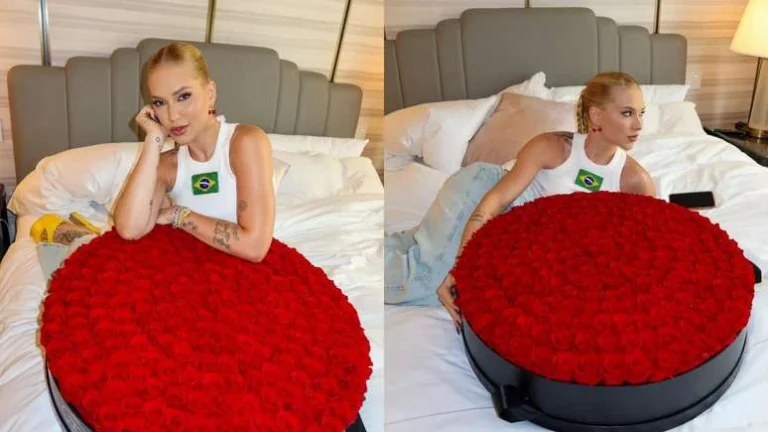 Virginia Fonseca ganha buquê de R$ 11 mil; entenda a técnica das ‘rosas eternas’