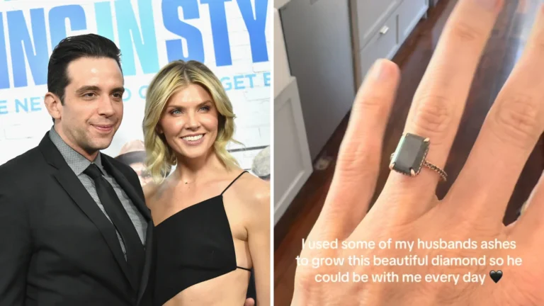 Amanda Kloots transforma as cinzas do marido falecido em anel de diamantes