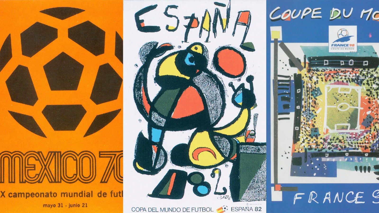 Obra de Miró e impressionismo: relembre design de cartazes da Copa do Mundo