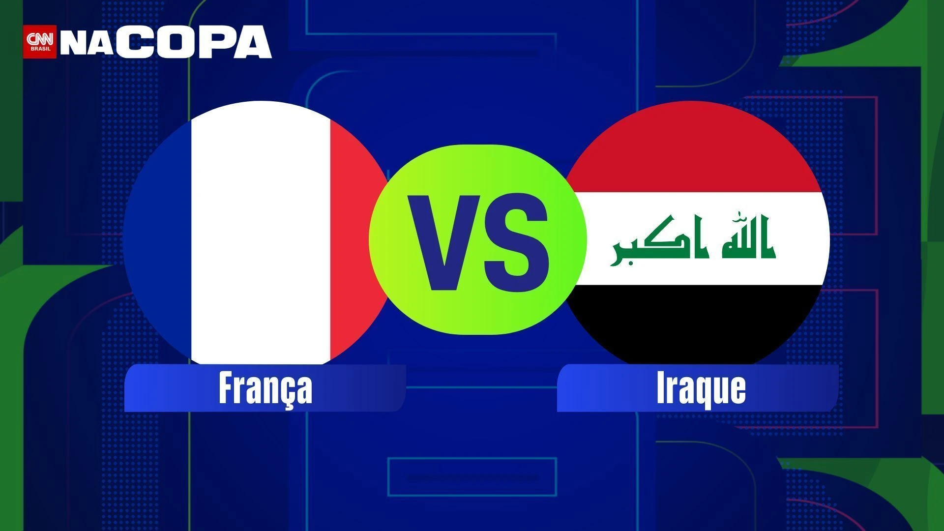 França x Iraque: horário e onde assistir à Copa do Mundo