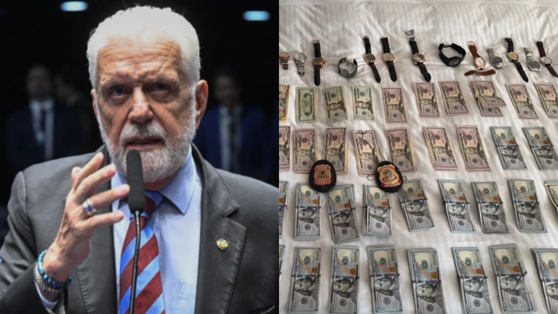 Relógios voltam a ser protagonistas em operação contra Jaques Wagner