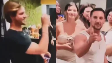 Matheus briga com Mesquita em festa após 