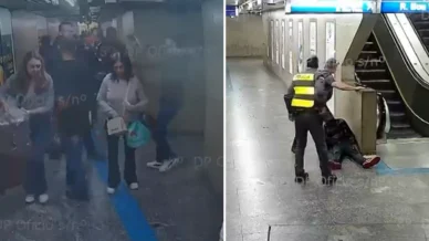 Arma na cabeça e correria: novo vídeo mostra tiroteio em estação de SP
