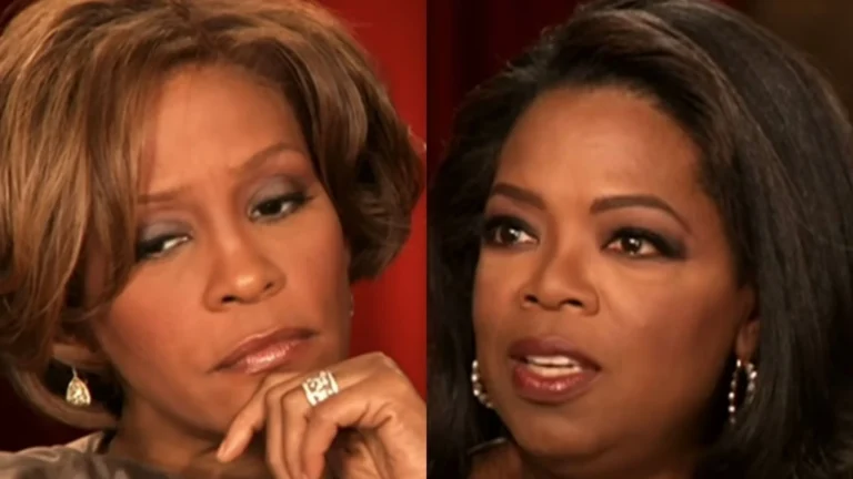 Oprah revela que Whitney caiu em programa por estar sob o efeito de drogas