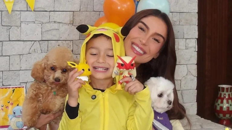 Cris, filho de Bianca Andrade, viraliza com expressão ‘gag de la gag’