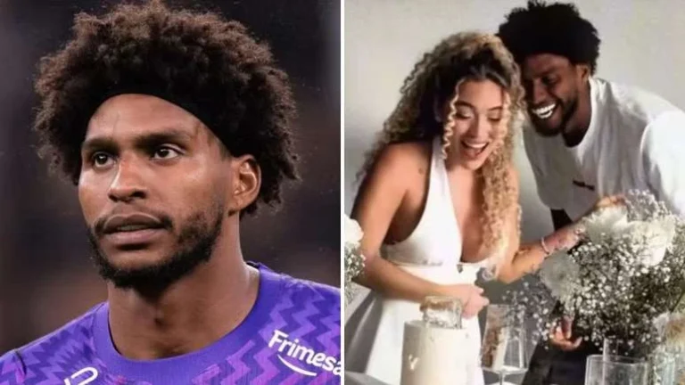 Goleiro Hugo Souza anuncia gravidez com a ex-noiva após separação: